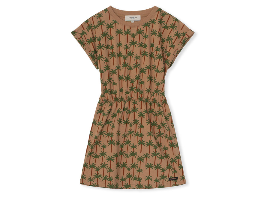 AMIC - Niva Dress Palm Print