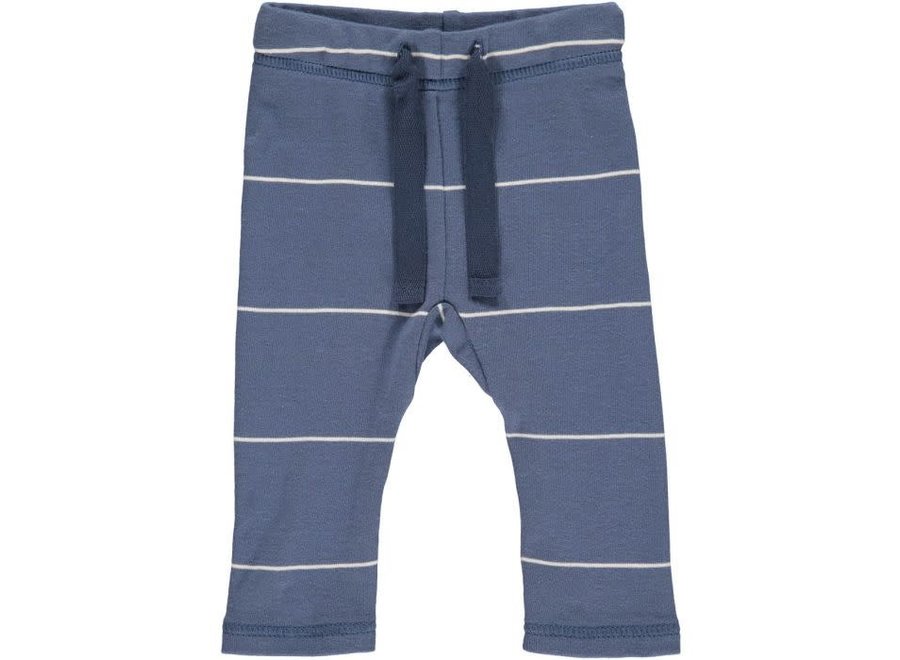 Muesli - Stripe rib pants indigo