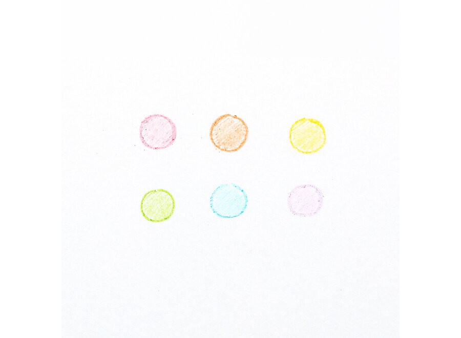 Ooly – Rainbow Scoops  Krijtjes + gum met vanillegeur