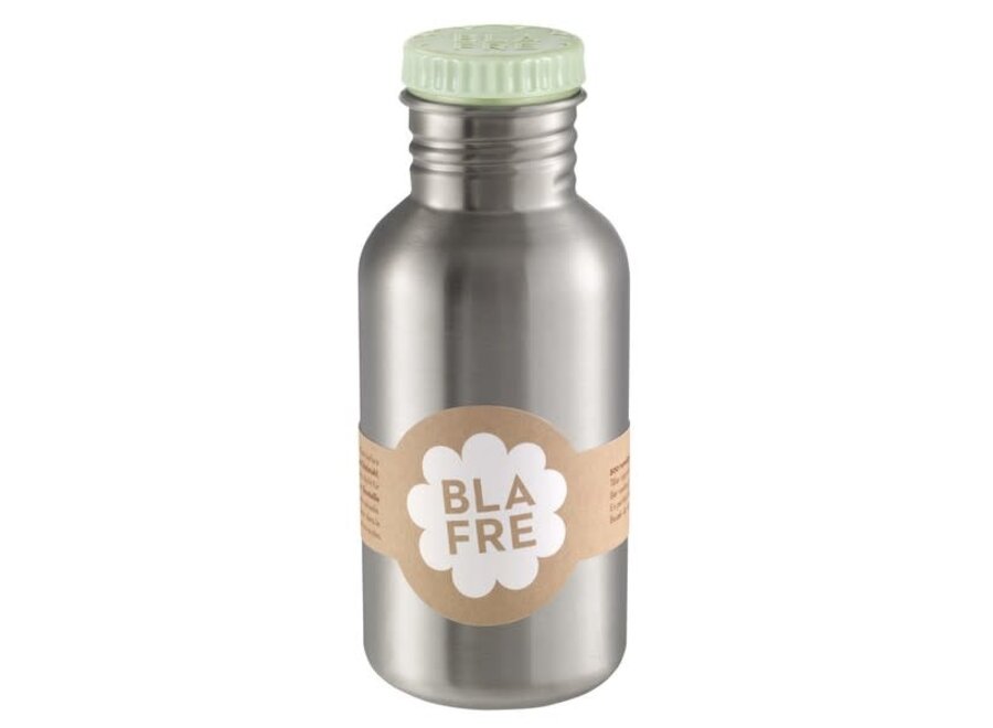 Blafre - Stainless steel bottle 500ml light green