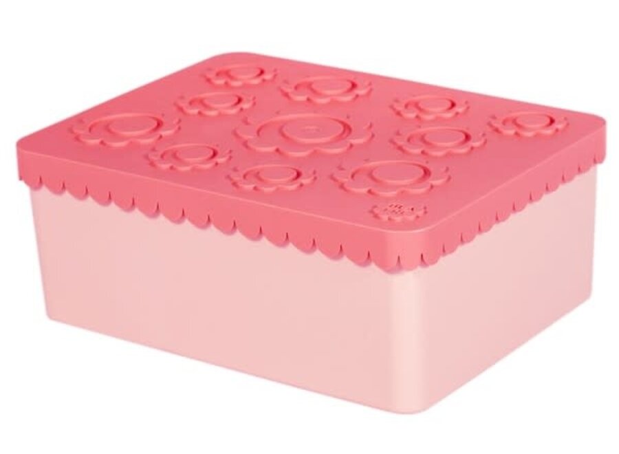 Blafre - lunch box 3 compartimenten flower pink