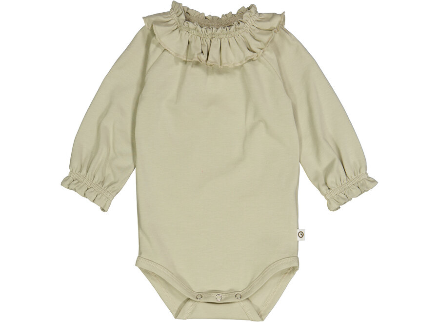 Muesli - Romper Cozy me frill Desert green