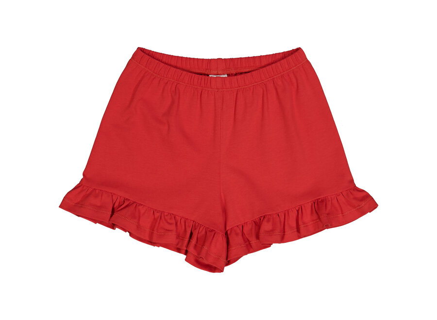 Muesli - Short Cozy me Frill Apple Red