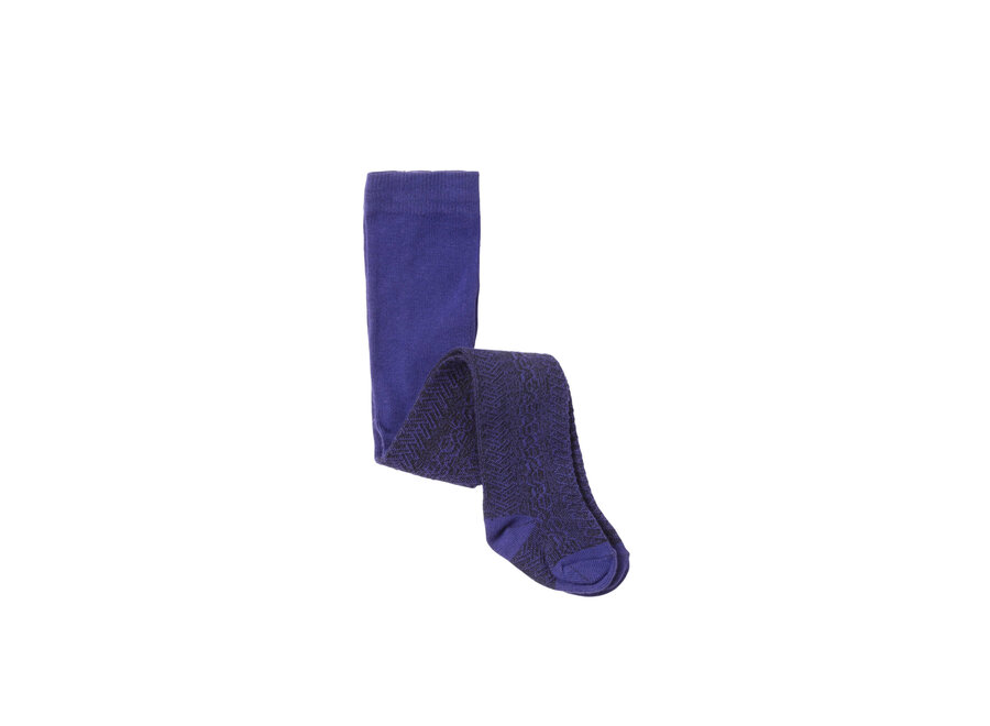 Your Wishes - Knitted Tights spectrum blue