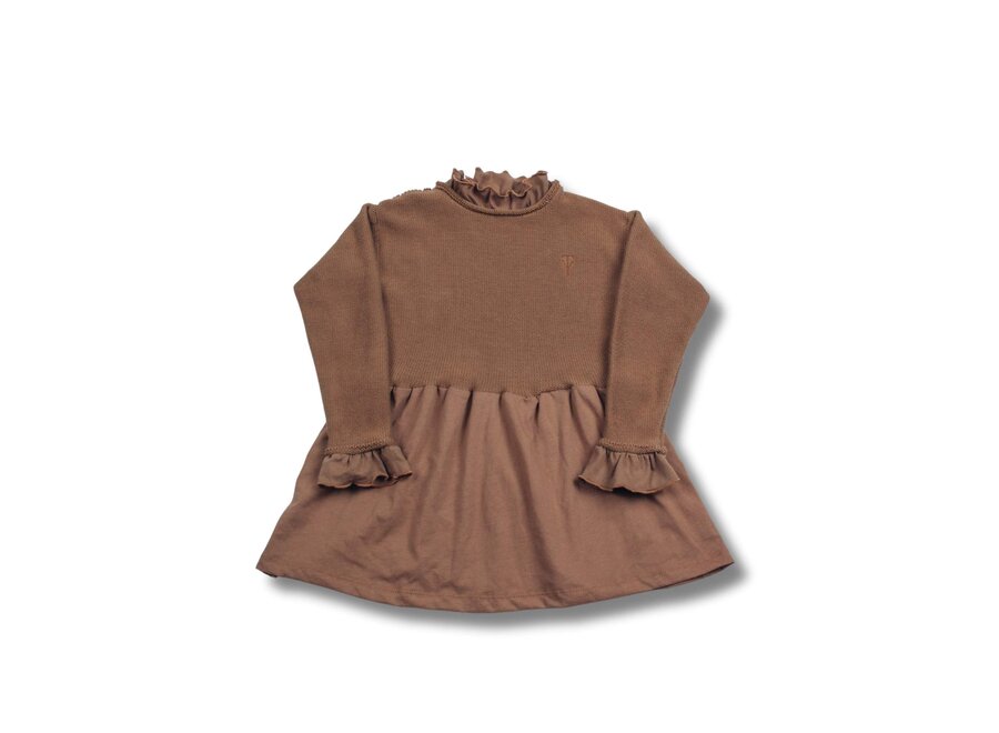 Two You Label - Jurk Dani knit brown