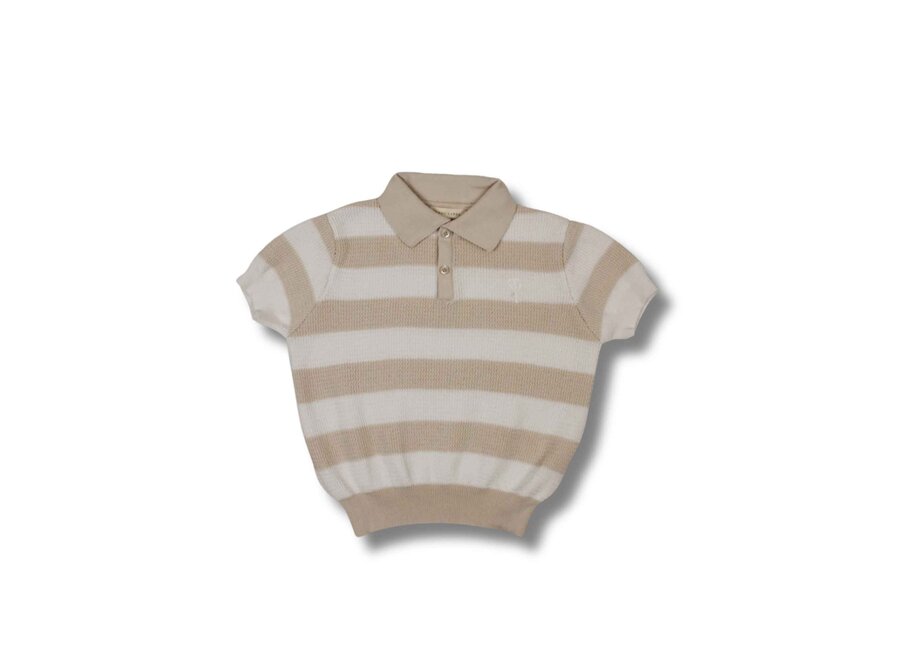 Two You Label - Richie Knitted Polo striped