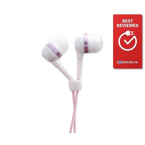 Antec Antec dBs In-ear Headphone, Wit/Rose Antec Antec dBs In-ear Headphone, Wit/Rose
