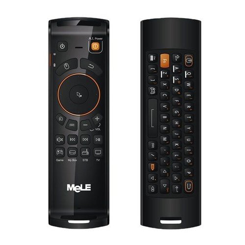 Mele Mele F10 Deluxe 2.4GHz Fly Air Mouse draadloos QWERTY toetsenbord afstands bediening met IR Leerfunctie voor Android TV Box / Notebook / PC & MAC Mele Mele F10 Deluxe 2.4GHz Fly Air Mouse draadloos QWERTY toetsenbord afstands bediening met IR Leerfunctie voor Android TV Box / Notebook / PC & MAC