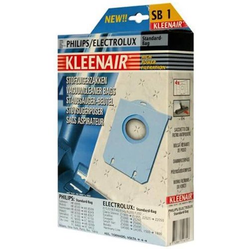 Kleenair KleenAir HPF SB1 Philips/Electrolux 8 Stofzuigerzakken Kleenair KleenAir HPF SB1 Philips/Electrolux 8 Stofzuigerzakken