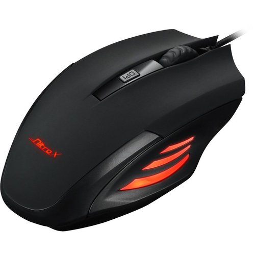 Inter-Tech GX-62 LED muis USB 3200 DPI Rechtshandig Inter-Tech GX-62 LED muis USB 3200 DPI Rechtshandig