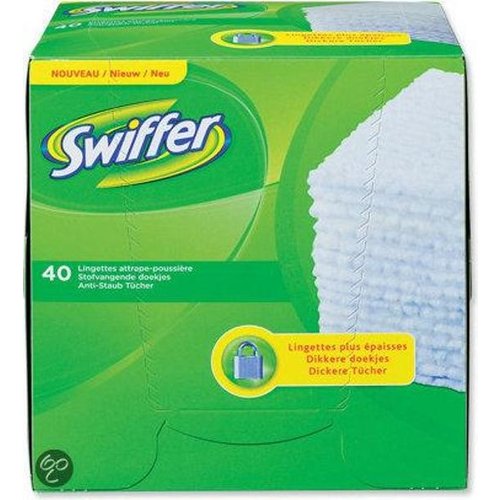 Swiffer Swiffer Vloerreiniger - 40 Stuks - Navul Stofdoekjes Swiffer Swiffer Vloerreiniger - 40 Stuks - Navul Stofdoekjes