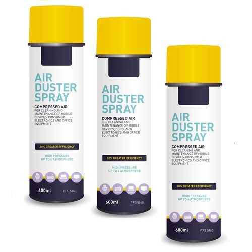 Gembird Air Duster spray compressed gas - perslucht spuitbus (set van 3 stuks à 600ml/stuk) * Gratis verzending * Gembird Air Duster spray compressed gas - perslucht spuitbus (set van 3 stuks à 600ml/stuk) * Gratis verzending *