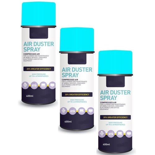 Gembird Airduster spray compressed gas - perslucht spuitbus (set van 3 stuks à 400ml/stuk) Gembird Airduster spray compressed gas - perslucht spuitbus (set van 3 stuks à 400ml/stuk)