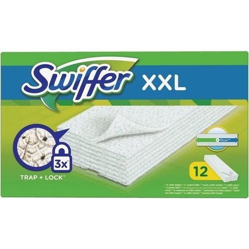 Swiffer Dry XXL - STOFOPVANGENDE DOEKJES - 12 doekjes Swiffer Dry XXL - STOFOPVANGENDE DOEKJES - 12 doekjes