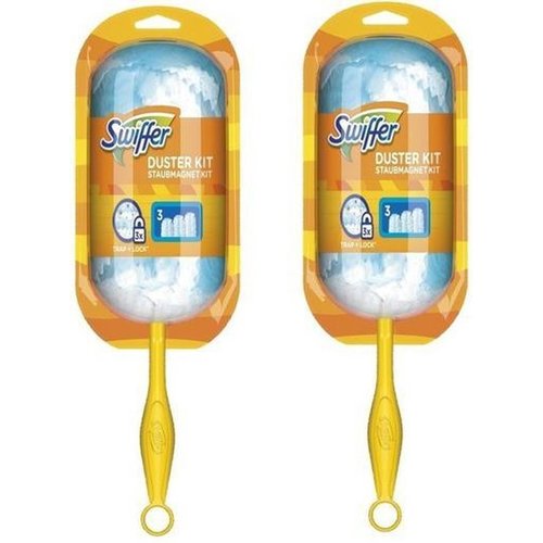 Swiffer Swiffer Duster Kit - afstofset - incl 3 navullingen - 2 stuks Swiffer Swiffer Duster Kit - afstofset - incl 3 navullingen - 2 stuks