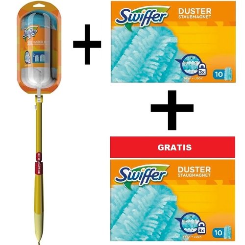 Swiffer Swiffer aanbieding: Swiffer Duster combo kit + gratis navulling * Gratis verzending * Swiffer Swiffer aanbieding: Swiffer Duster combo kit + gratis navulling * Gratis verzending *