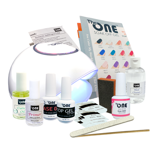 The One The One Pro-LED Draadloos Gellak Starterspakket Basis, incl. 1 kleur gratis 15ml