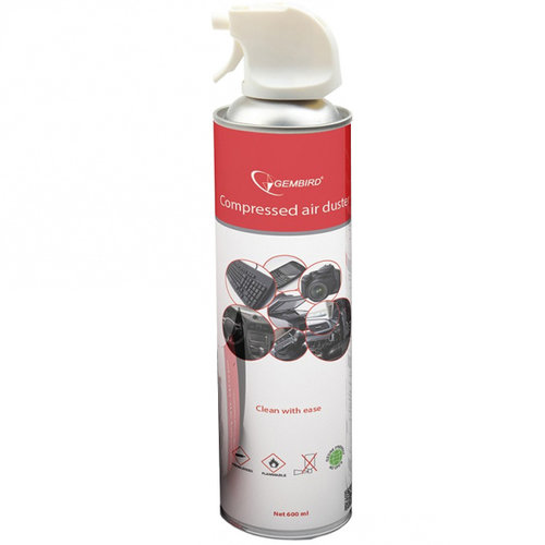 Gembird Gembird Air Duster - perslucht - 600 ml Gembird Gembird Air Duster - perslucht - 600 ml