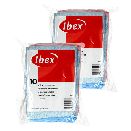Ibex Microvezel Doek 38x40 cm - 2 x 10 stuks *Gratis verzending* Ibex Microvezel Doek 38x40 cm - 2 x 10 stuks *Gratis verzending*