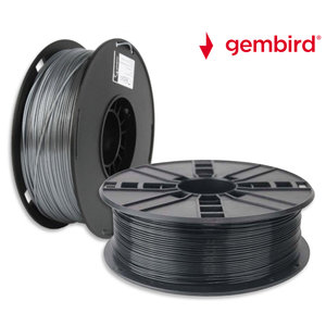 Gembird Gembird PLA Filament - 1.75mm - 200 gram- Voordeelset - Zwart,  Zilver - 3D printer filament *Gratis verzending*