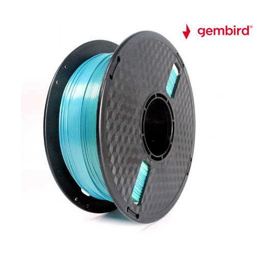 Gembird Gembird - PLA Filament - Silk Rainbow Blauw/Groen - 1.75 mm - 1 kg *Gratis verzending*