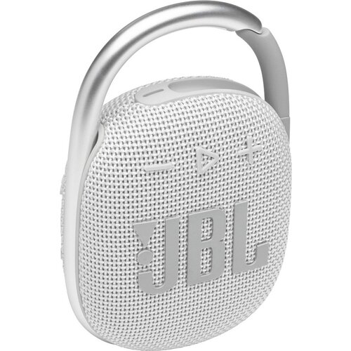 JBL JBL Clip 4 - Draagbare Bluetooth Mini Speaker - Wit JBL JBL Clip 4 - Draagbare Bluetooth Mini Speaker - Wit