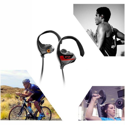 PSYC Esprit Bluetooth Sport headset - Draadloos Oortelefoon/ Koptelefoon / Oordopjes / Oortjes / Hoofdtelefoon / Headphones - Geschikt voor Hardloop & Sport - Waterbestendig - Zwart *Gratis verzending*
