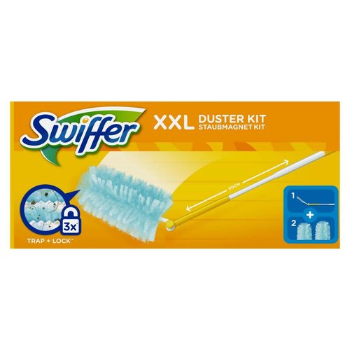 Swiffer XXL Duster Kit met 2 navullingen Swiffer XXL Duster Kit met 2 navullingen