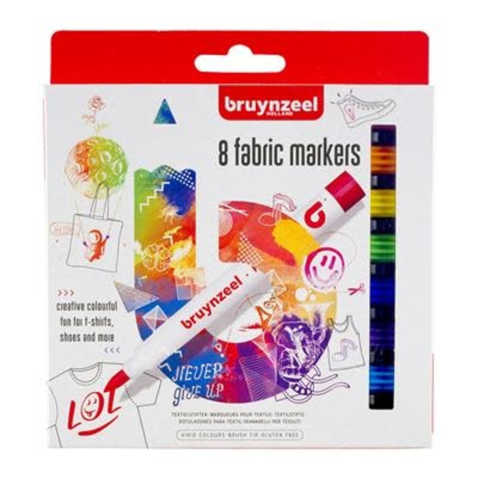 Bruynzeel TEXTIEL STIFTEN 8 STUKS