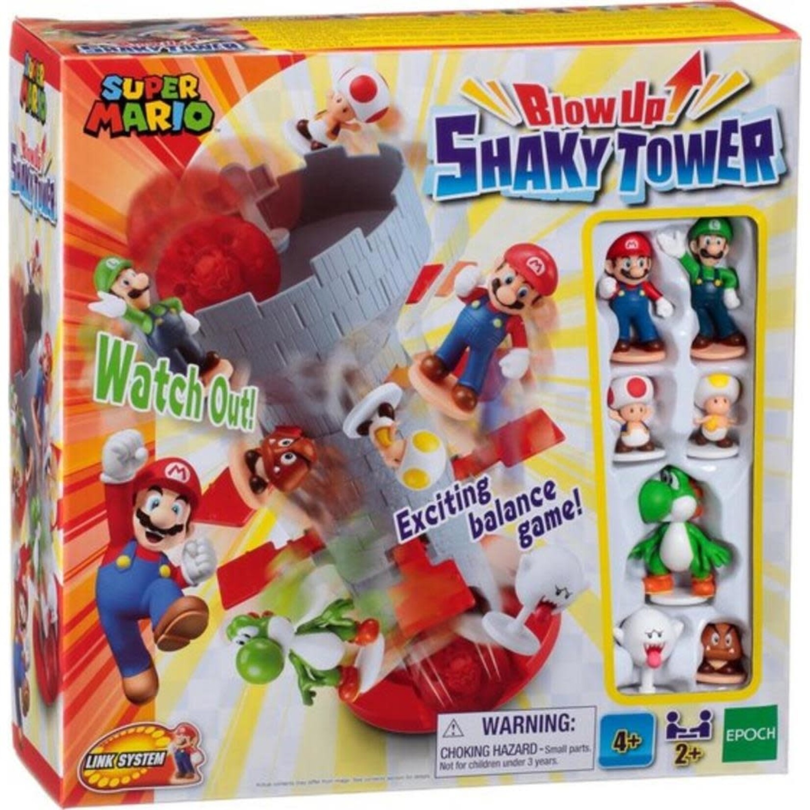 Super Mario SPEL NINTENDO SUPER MARIO BLOW UP! SHAKY TOWER