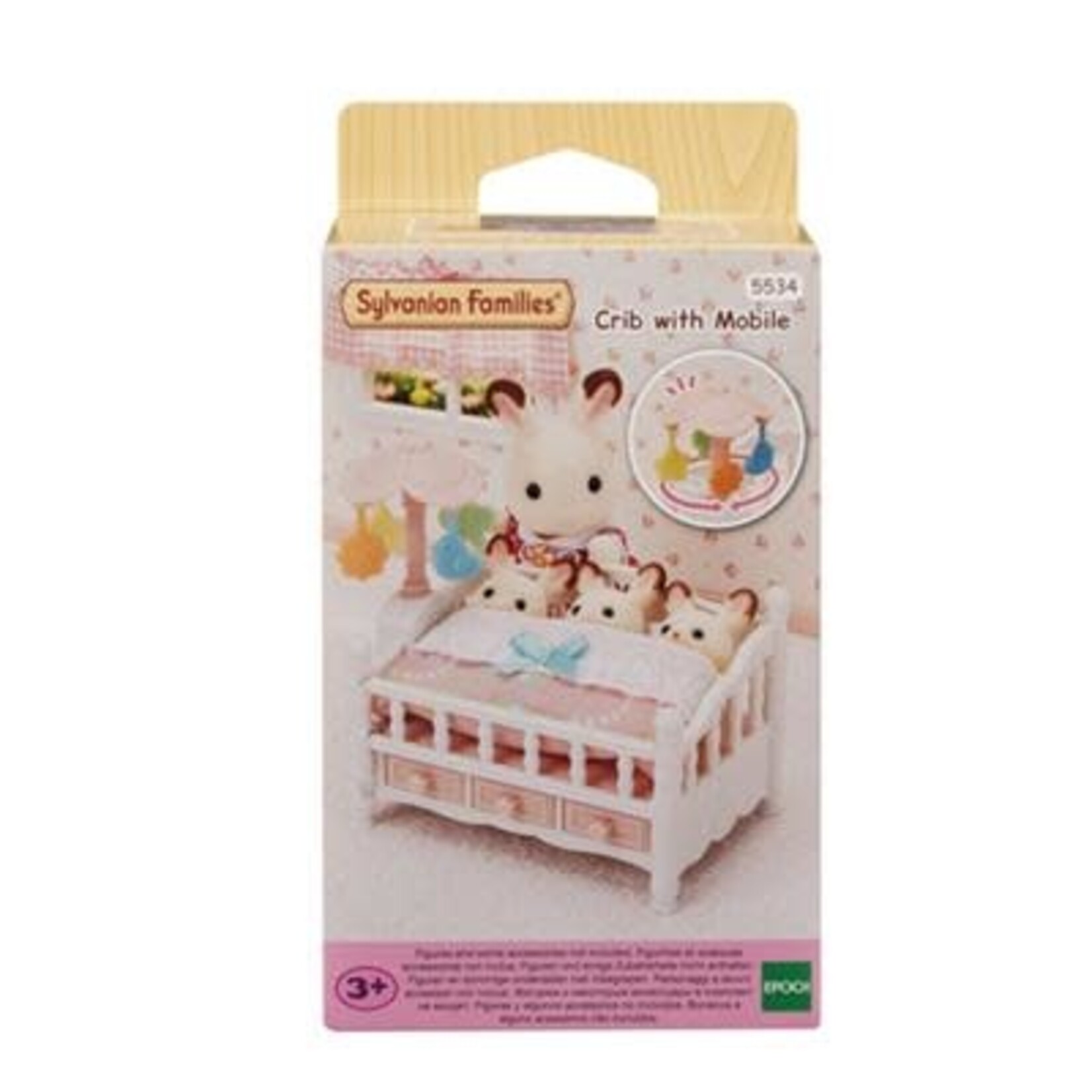 Sylvanian Families SYLVANIAN FAMILIES 5534 BED VOOR DRIELING MET MOBIEL