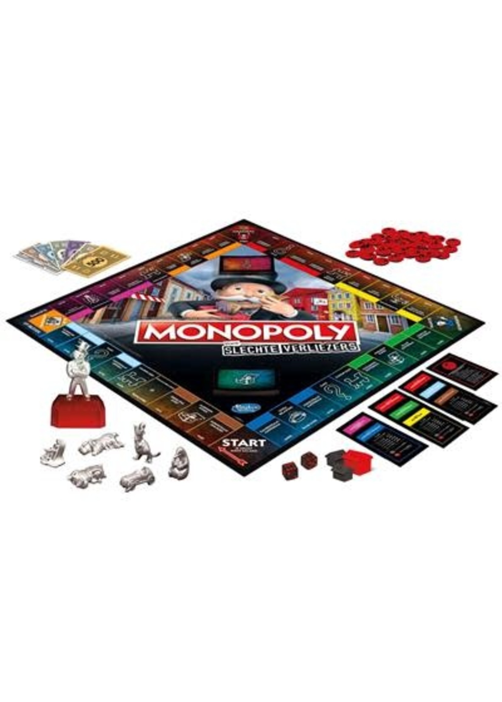 Hasbro SPEL MONOPOLY SLECHTE VERLIEZERS