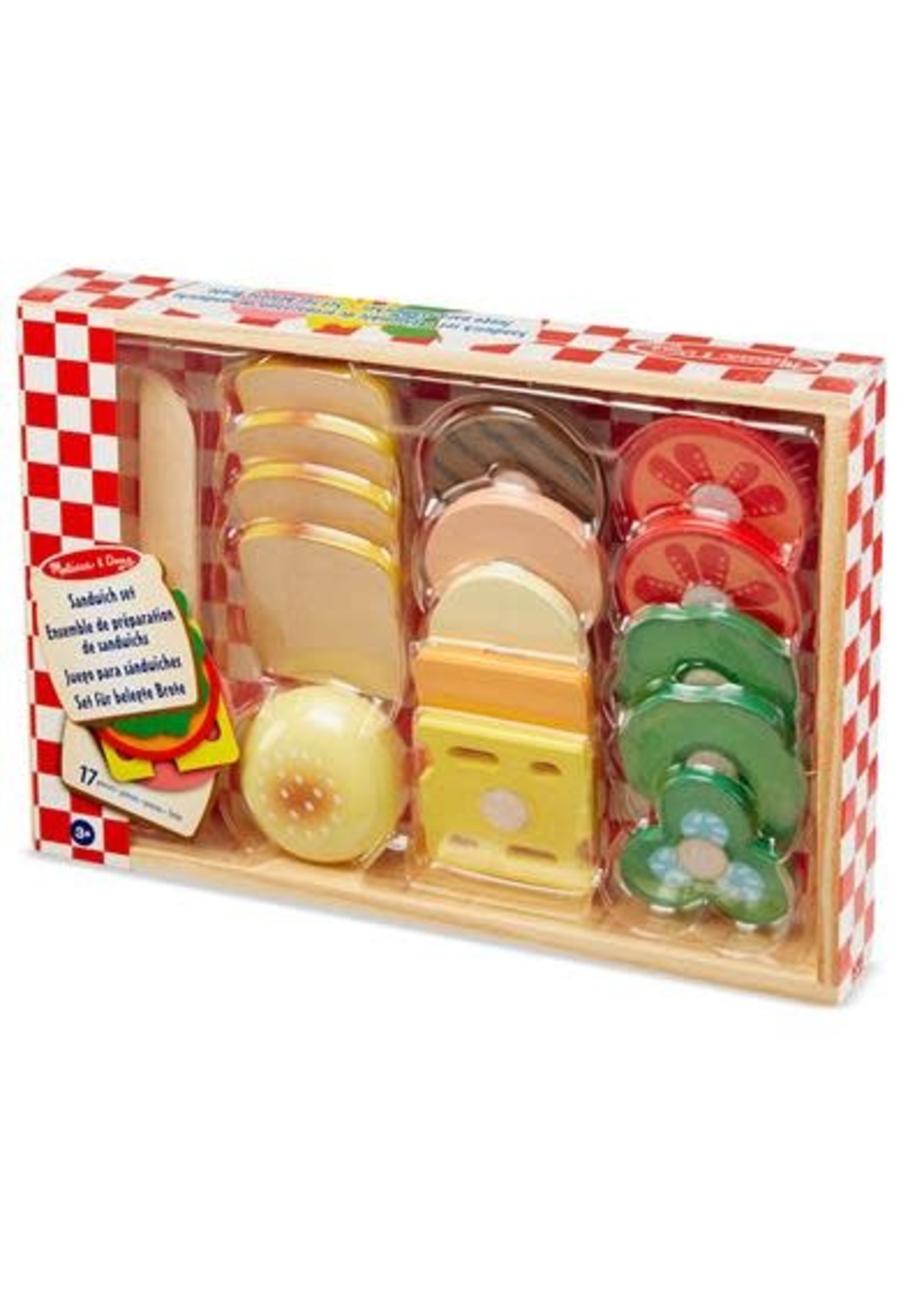 Melissa & Doug HOUTEN SANDWICHSET 17-DELIG