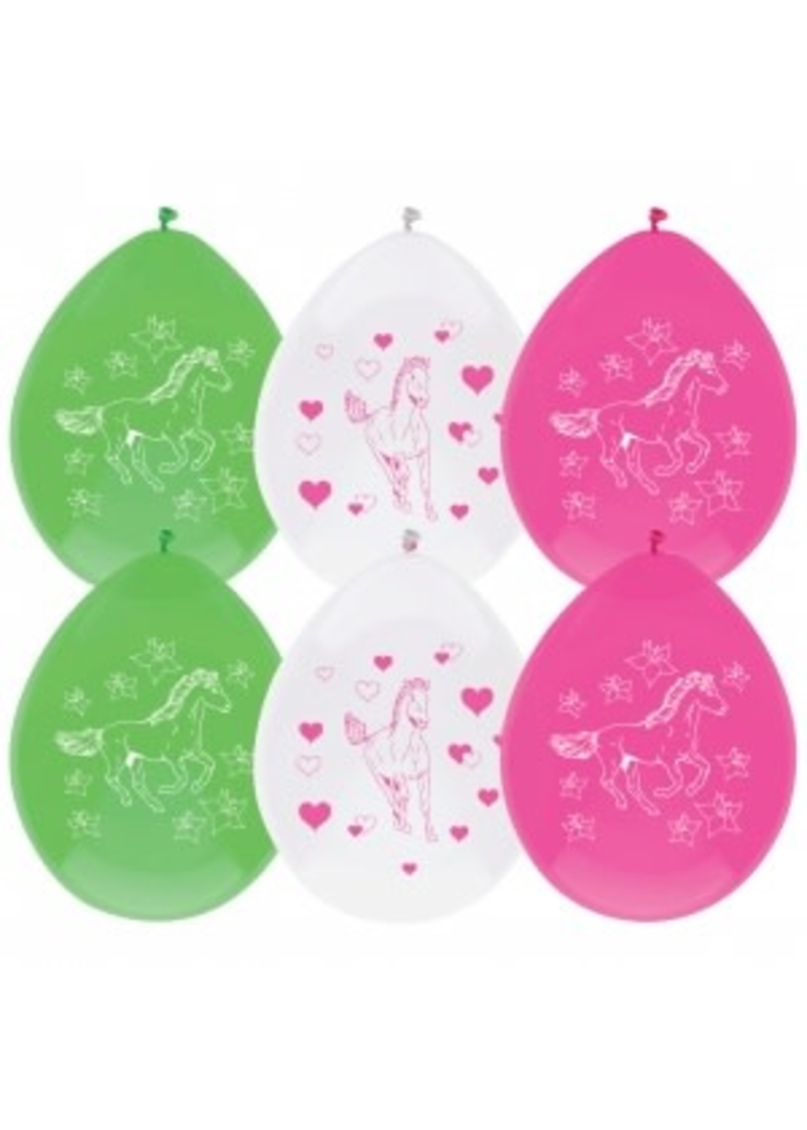 Haza Haza Original ballonnen paarden 6 stuks