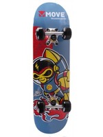 Move Move Monkey skateboard 61 cm blauw