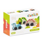 Cubika Houten speelgoedset "Vrolijke dino's"