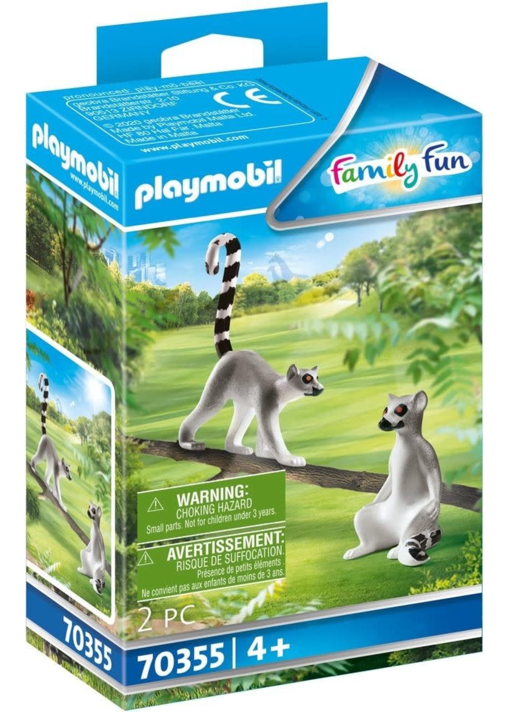 Playmobil Koppel ringstaartmaki`s Playmobil (70355)