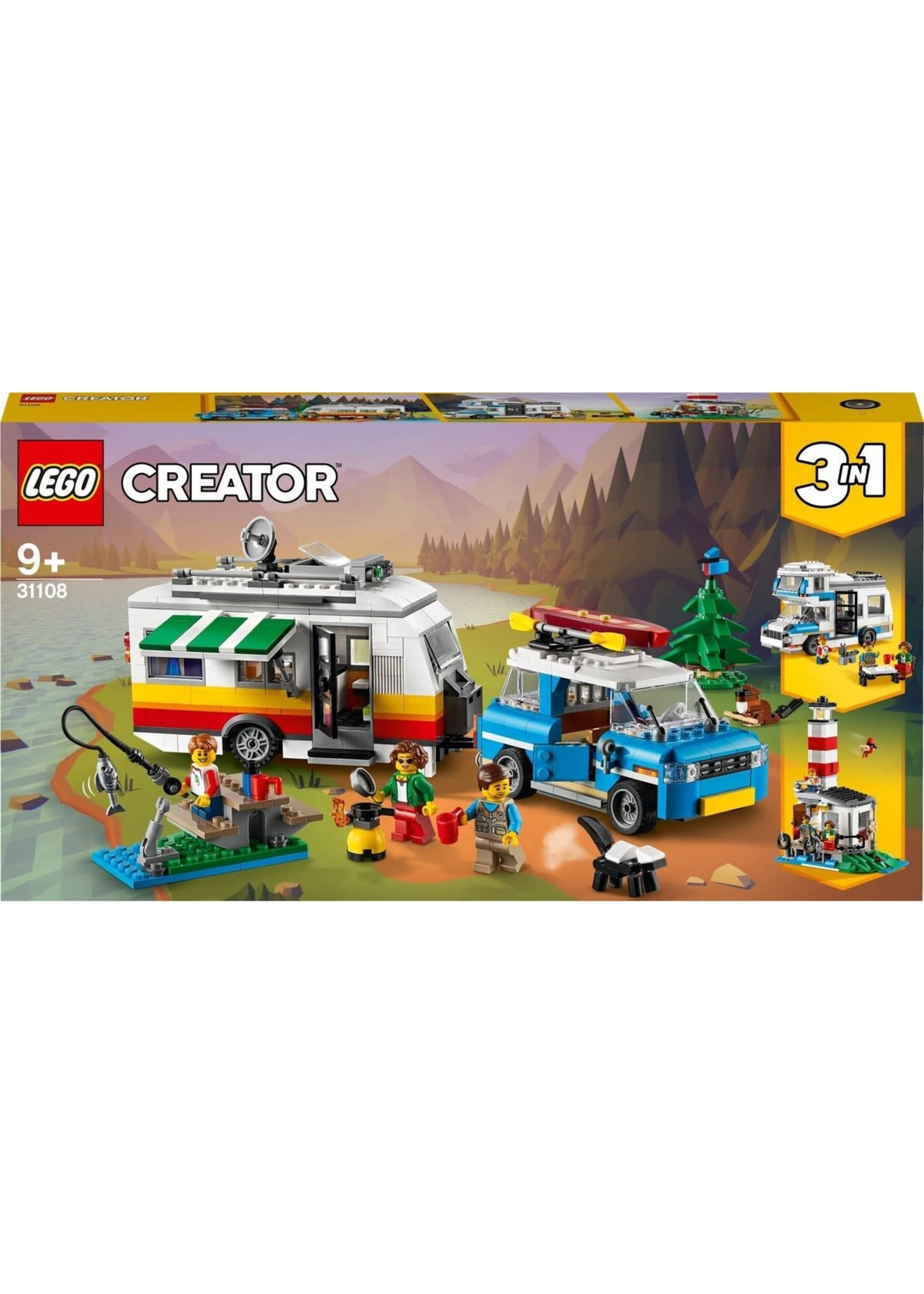 Lego Familievakantie met caravan Lego (31108)