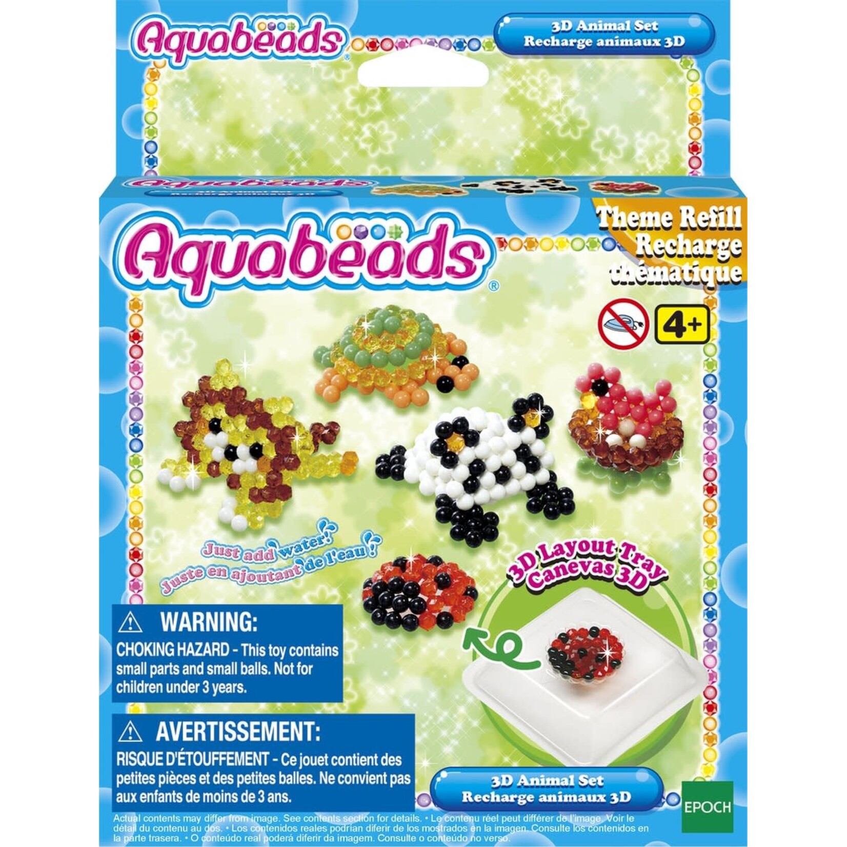 Aquabeads AQUABEADS  3D DIERENSET