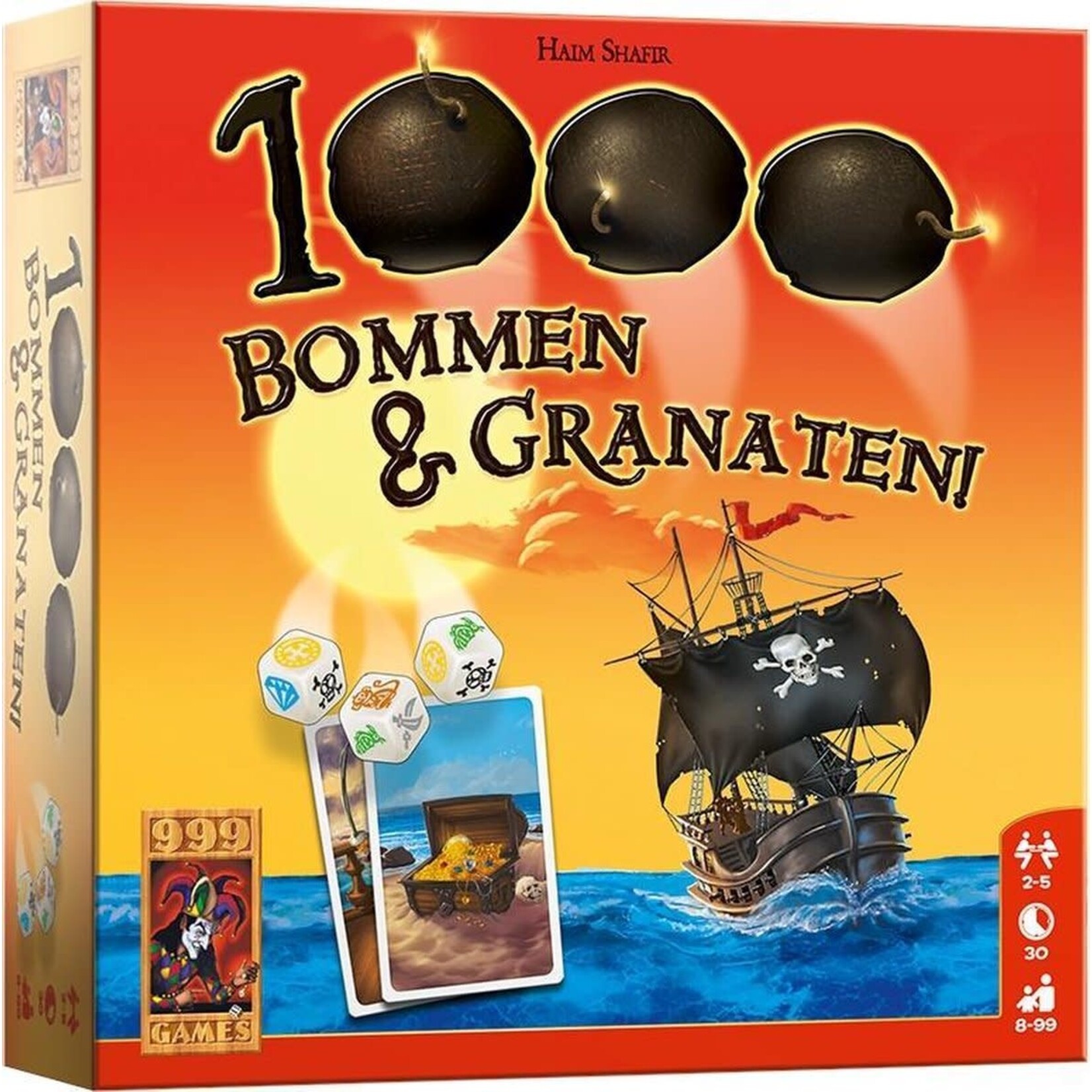 999 Games SPEL 1000 BOMMEN EN GRANATEN