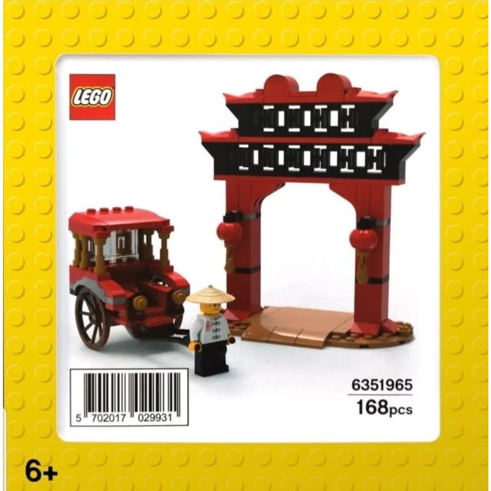 Lego Lego 6351965 Rickshaw and Paifang Gateway - Uniek set