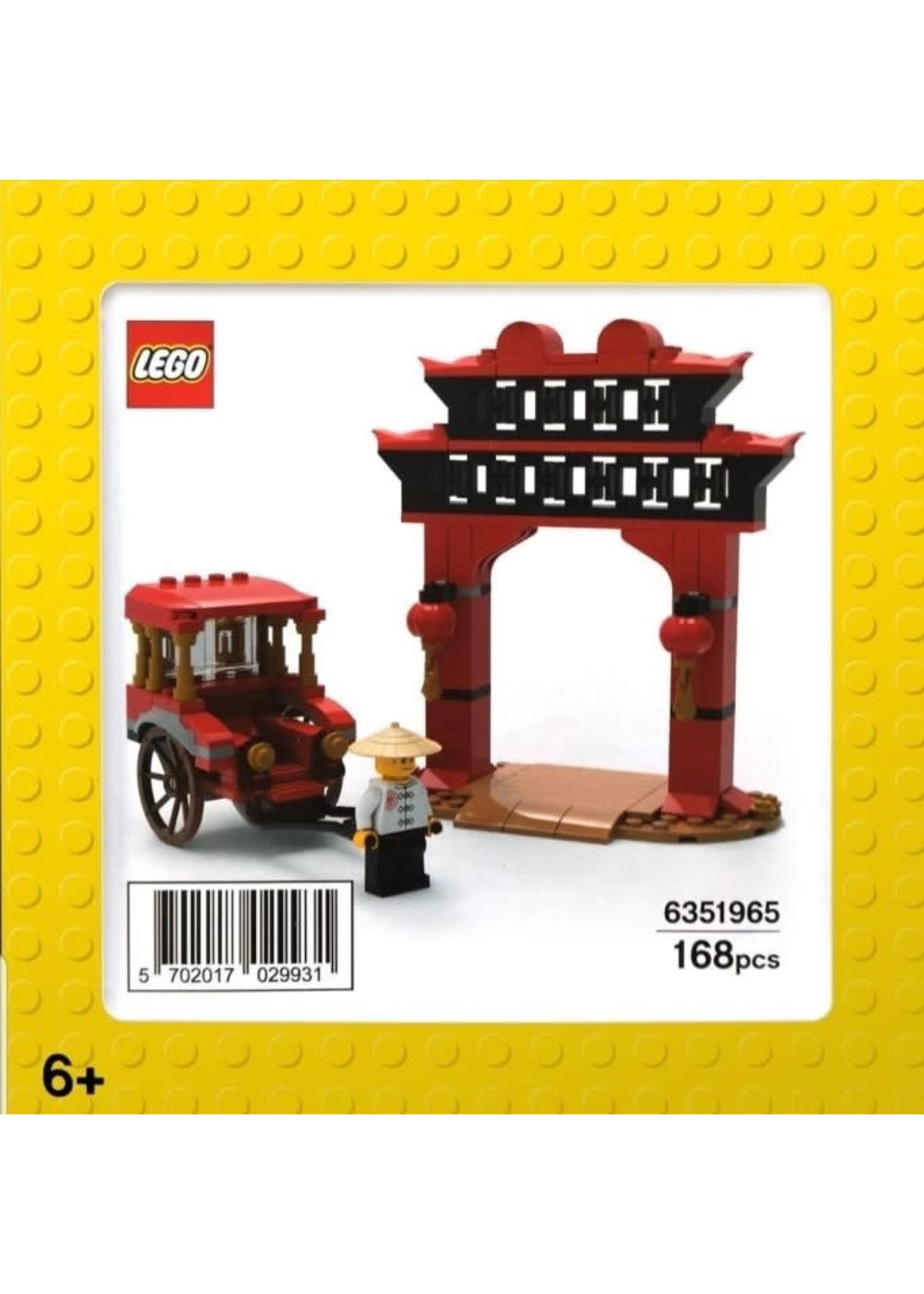 Lego Lego 6351965 Rickshaw and Paifang Gateway - Uniek set