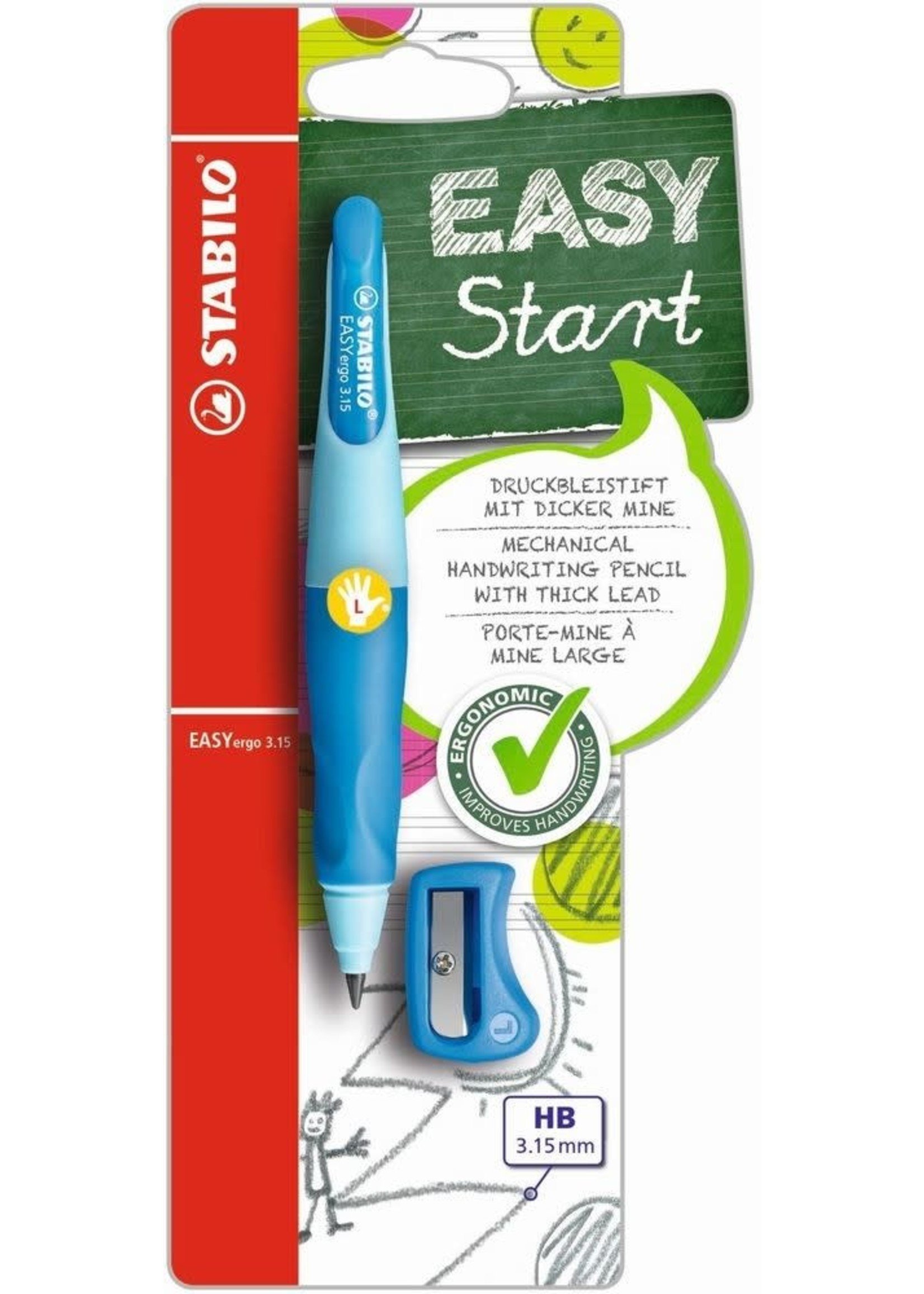 Stabilo Vulpotlood Stabilo Easy ergo links: blauw