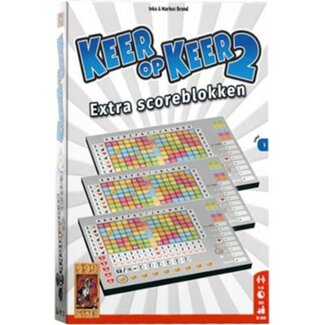 999 Games Scoreblokken Keer op Keer 2 twee stuks Level 1