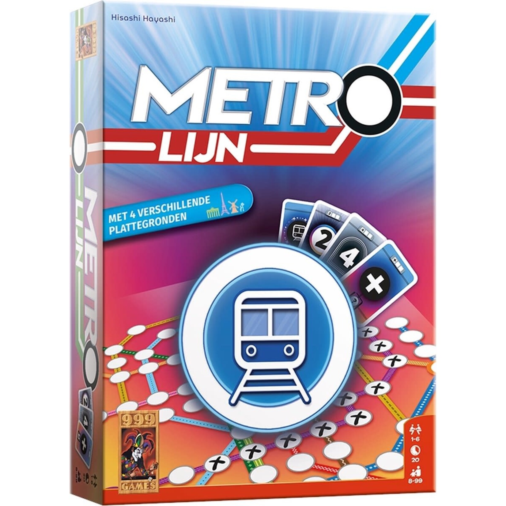 999 Games Spel Metrolijn