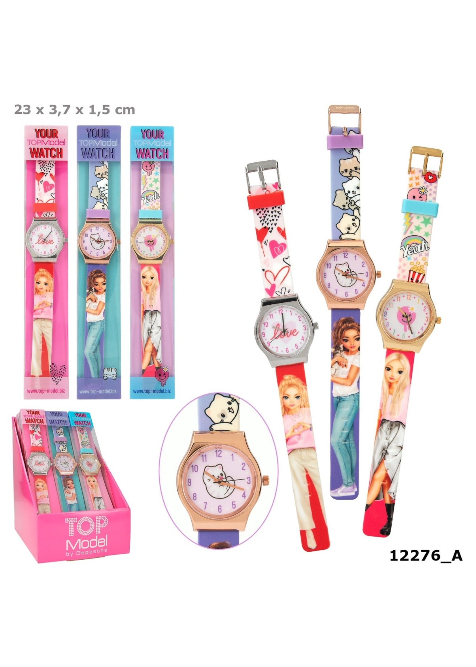 Topmodel TOPModel horloge (per stuk)