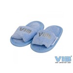 VIB Baby Slipper VIB' Licht Blauw+Zilver