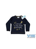 VIB T-Shirt Navy I Love you to the moon and back! 3M