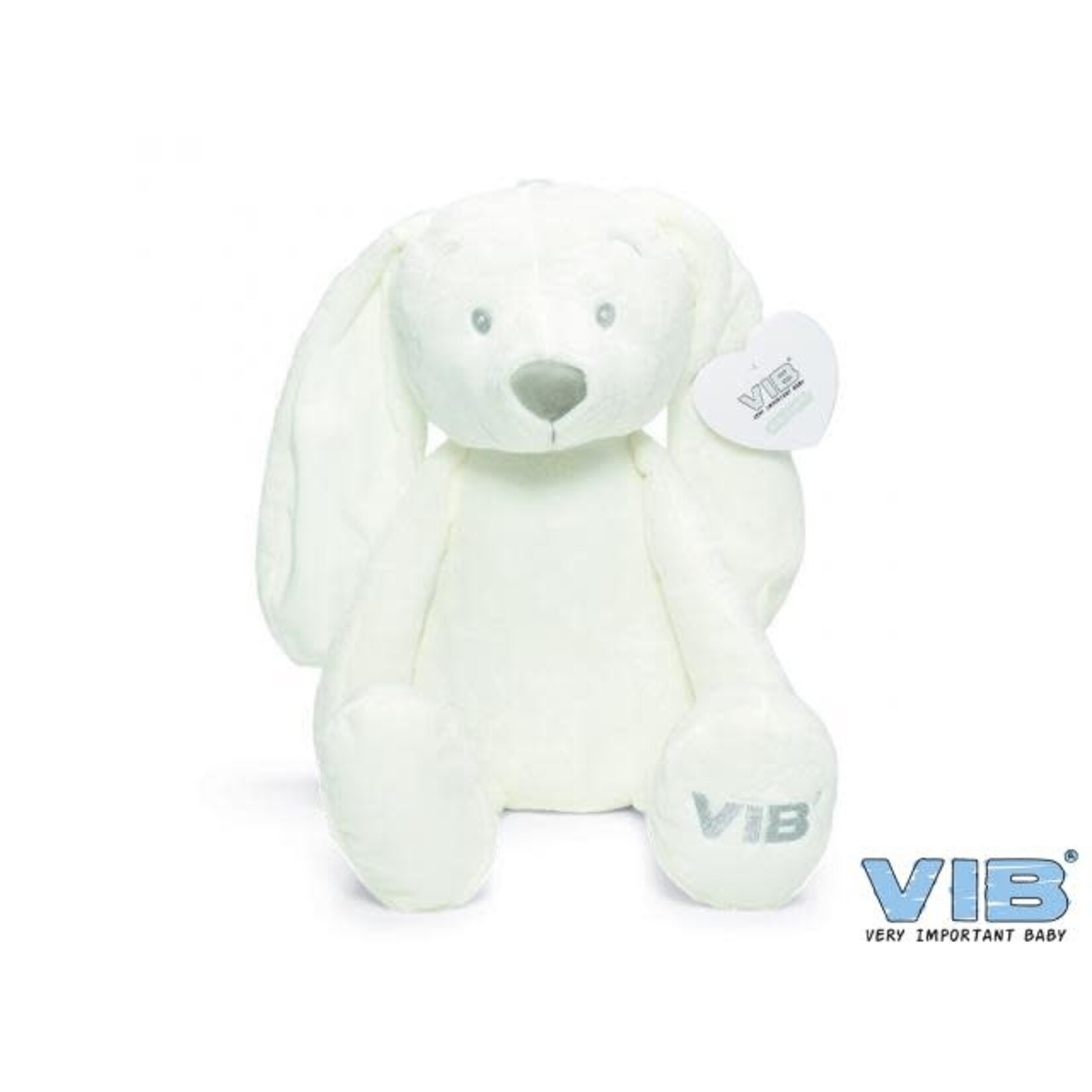VIB PLUCHE KONIJN GROOT LANGE BENEN 60CM WIT