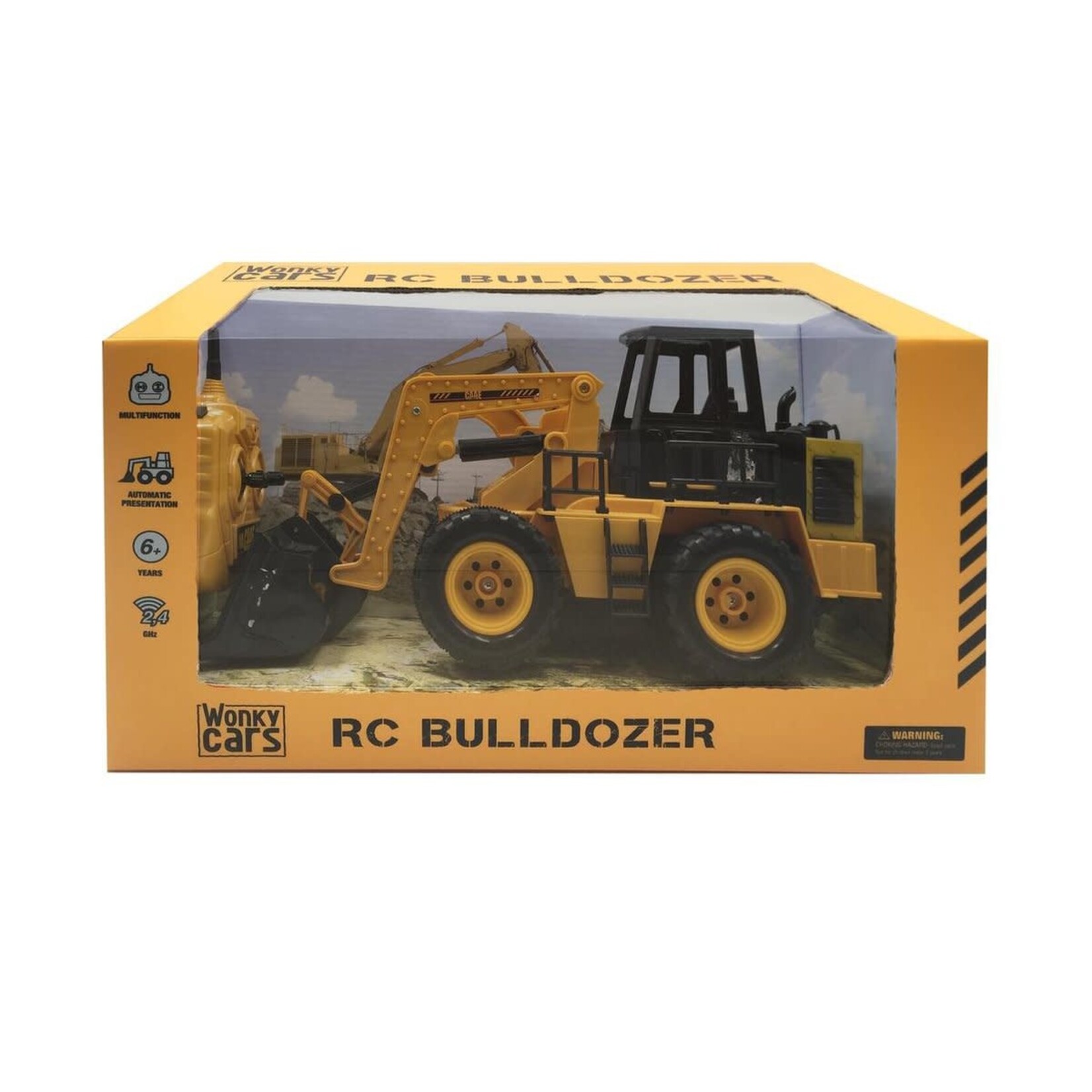WonkyCars Wonky Cars - Bulldozer 1:24 - RC